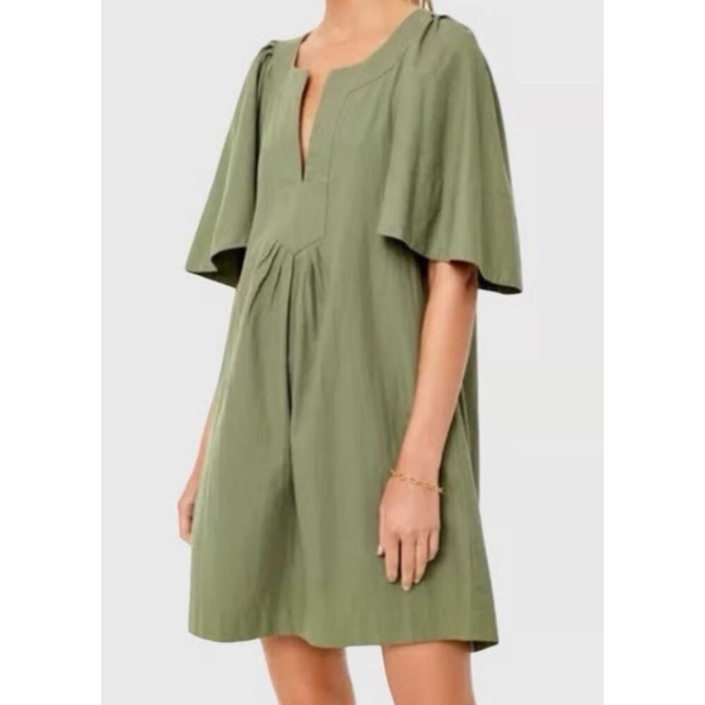 Tuckernuck x Pomander Place | Finley Flutter Sleeve Dress‎ | Women’s M | Green
